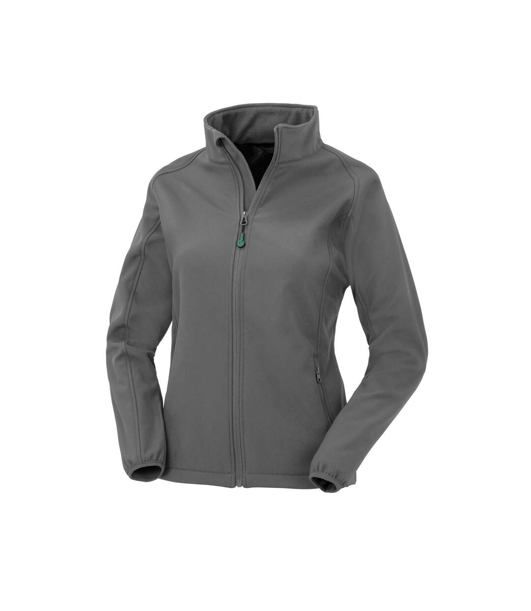 Veste Softshell Femme Gris Clair Result Genuine Recycled-1