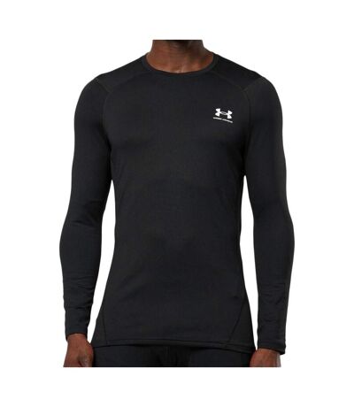 T-shirt manches longues noir homme under armour fitted - l