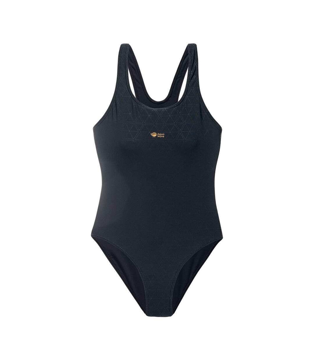 Maillot de bain 1 pièce seaweed femme noir Aquawave-1