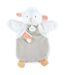 Doudou polyester 2 en 1 collection LES MARIONNETTES Agneau-1