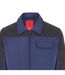 Blouson Aviateur Motif/style Blocs De Couleurs Homme Noir Bleu Marine Luke-3