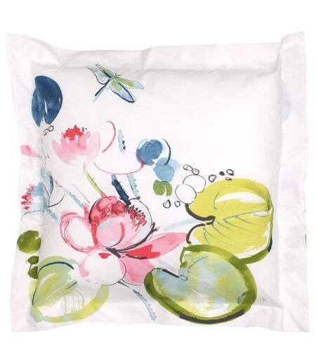 Parure de lit percale NENUPHAR Taie 65x65 cm