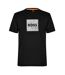 T-shirt Motif/style Cousu Homme Noir Boss-1
