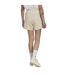 Short De Jogging Motif/style Logo Femme Bleu Jaune Adidas-3