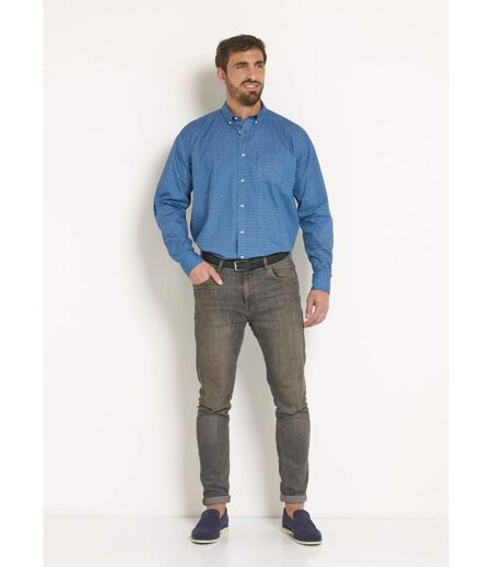 Chemise fantaisie manches longues coton