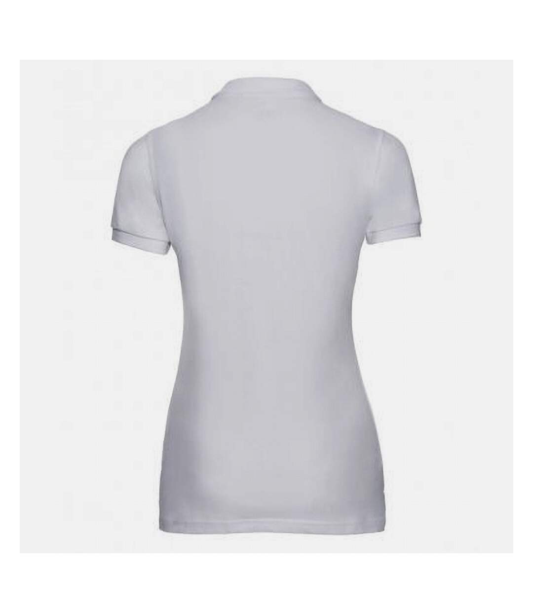 Polo manches courtes femme blanc Russell