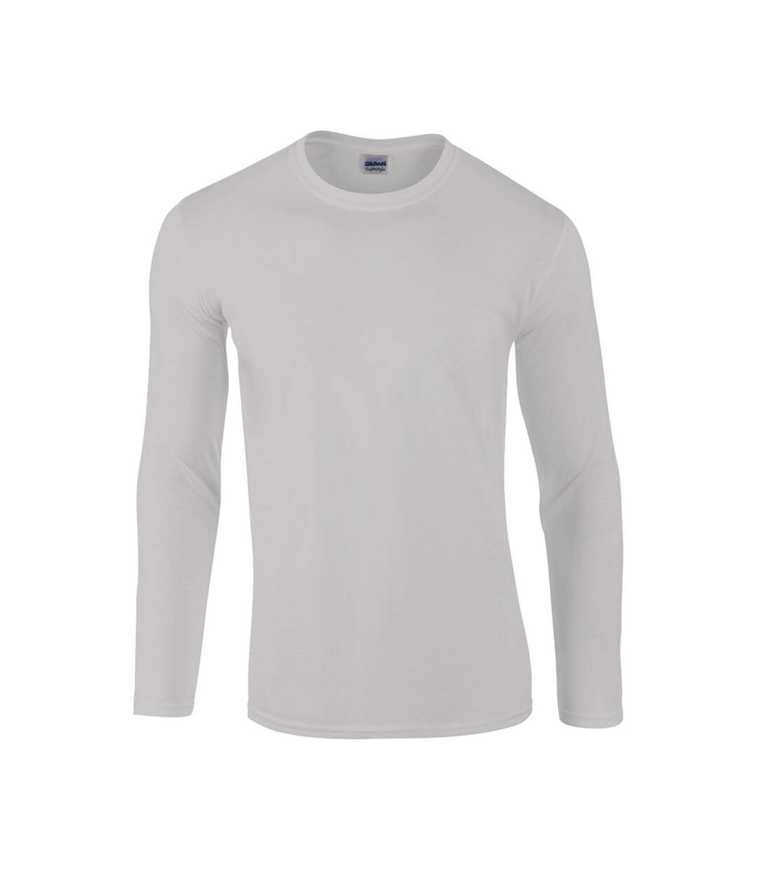 T-shirt Manches Longues Softstyle Adulte Gris Gildan-1