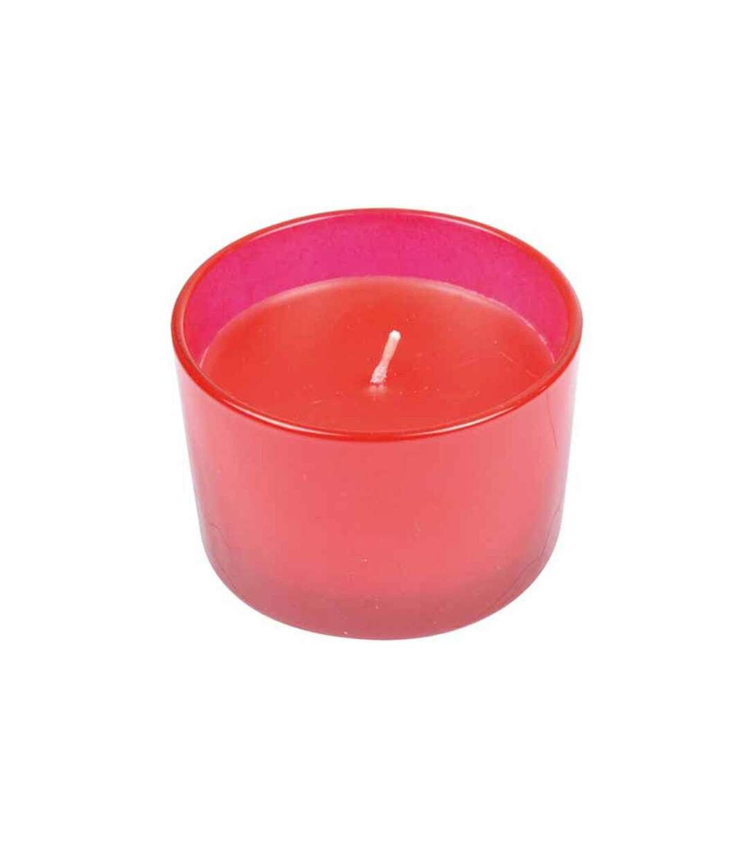 Bougie Parfumée en Verre Nuance 7cm Fraise-1