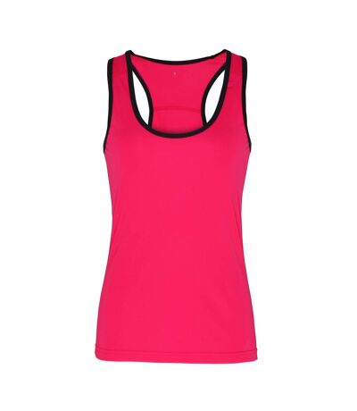 Débardeur de fitness femmes rose/noir Tri Dri