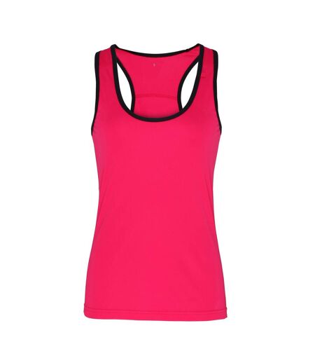 Débardeur de fitness femmes rose/noir Tri Dri