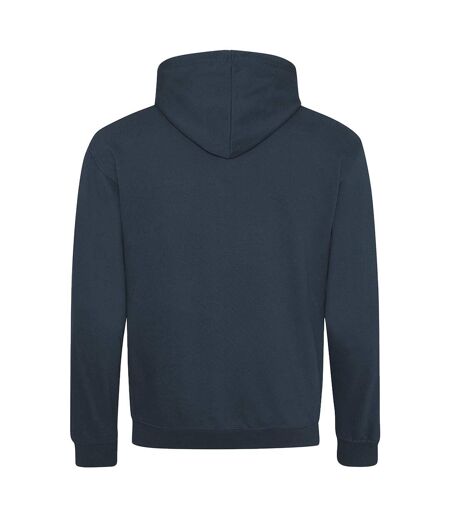 Awdis Varsity Hooded Sweatshirt / Hoodie (New French Navy/Sky Blue) - UTRW165