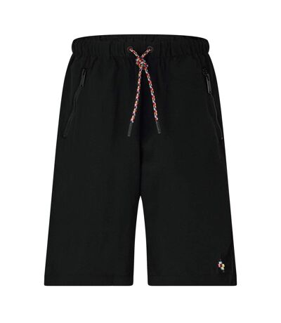 Mens nylon coloured drawstring shorts black Marcelo Burlon