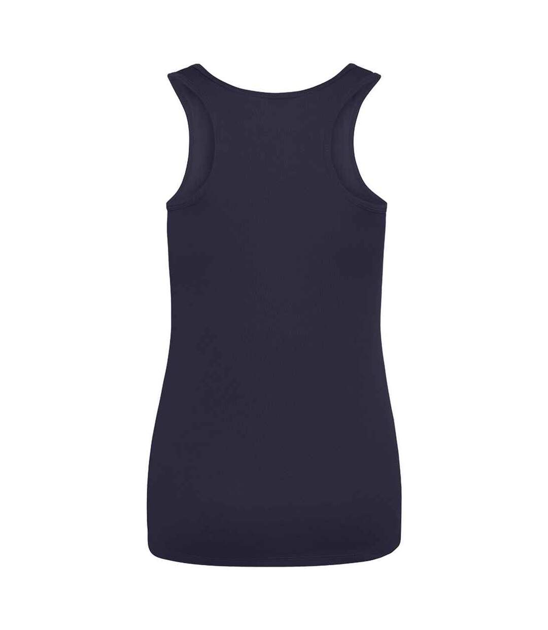Womens/ladies Moisture Wicking Girlie Tank Top French Navy AWDis Cool-2