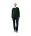 Unisex adult zion recycled cotton crew neck sweatshirt forest green Iqoniq-3