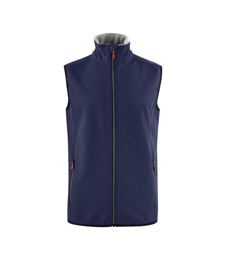 Veste Sans Manches Trial Homme Bleu Marine Printer