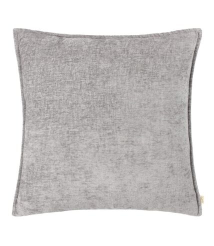 Buxton reversible square cushion cover 50cm x 50cm grey Evans Lichfield