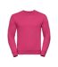 Sweat à capuche authentic homme fuchsia Russell