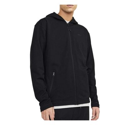 Sweat Noir à capuche Homme Jack & Jones Cloud - L