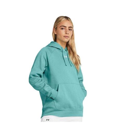 Sweat À Capuche Rival Femme Vert Under Armour