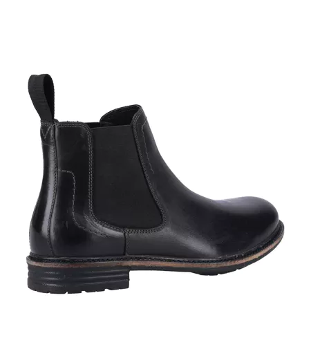 Bottines Chelsea Justin Homme Noir Hush Puppies