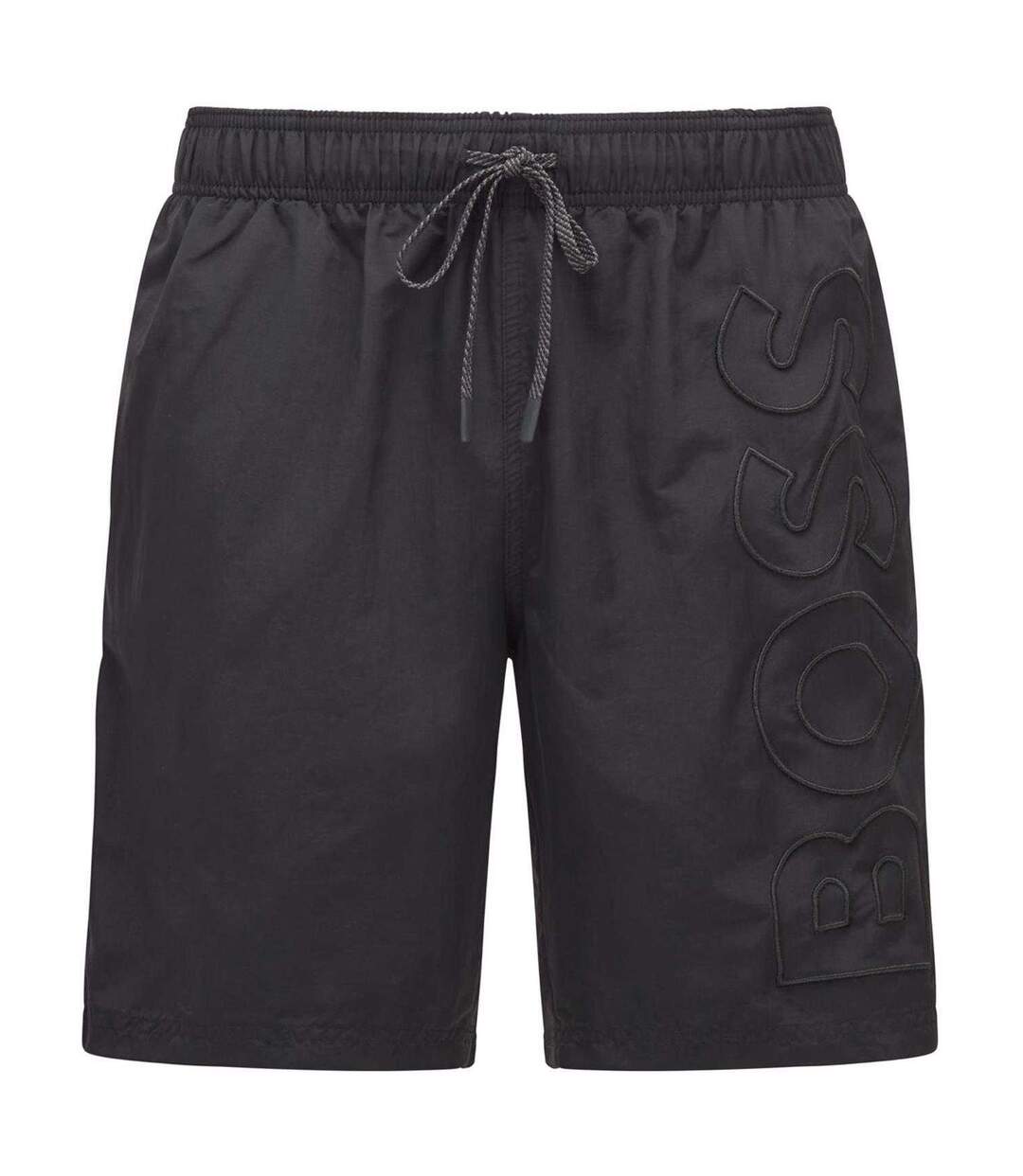 Mens Swim Shorts Black Boss-2