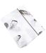 Drap plat percale pur coton PLUMES-1