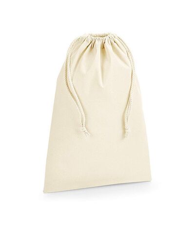 Westford Mill Organic Premium Cotton Stuff Bag (Natural) (XS) - UTPC3552