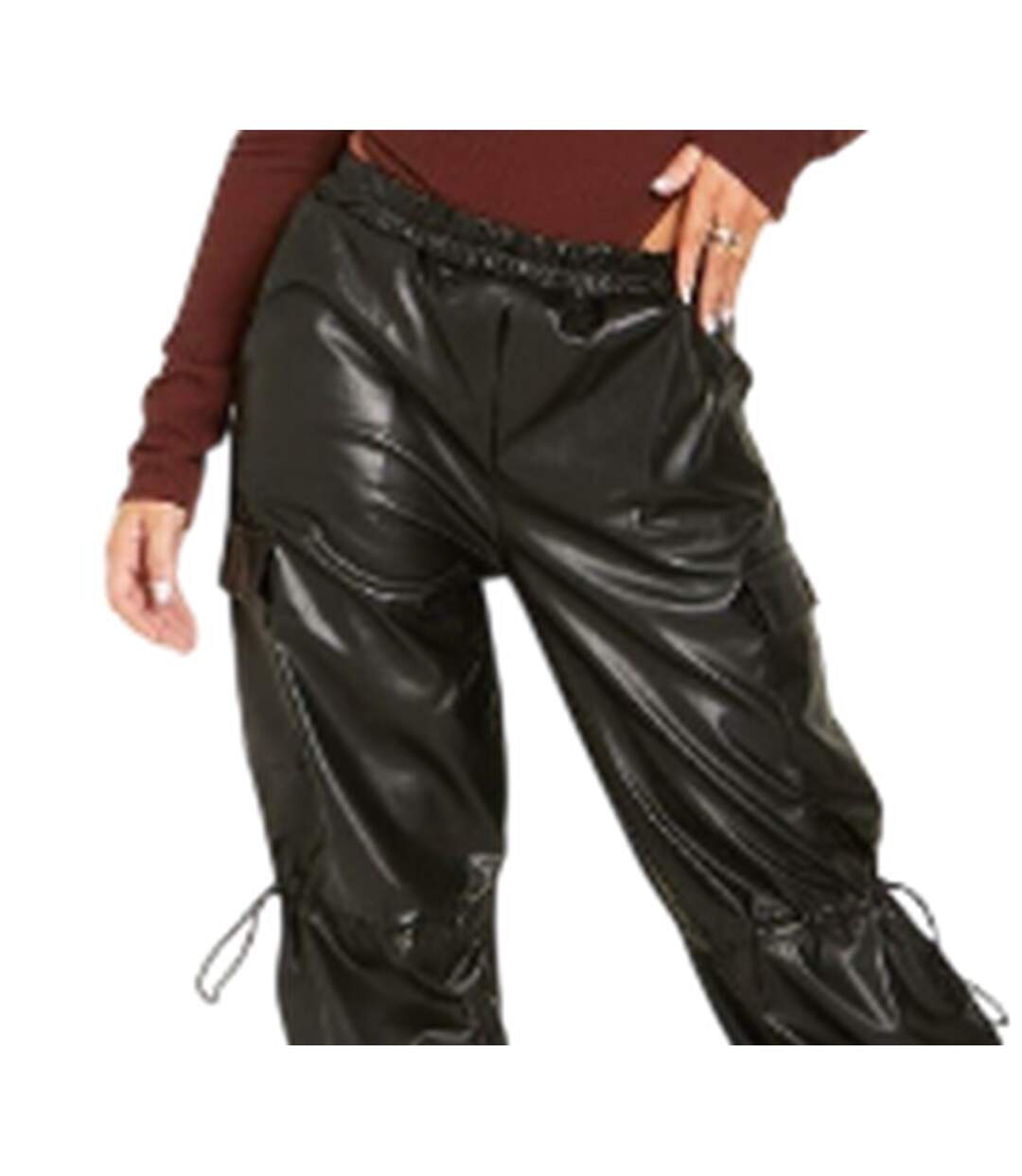 Pantalon À Poches Femme Noir Missy Empire-4