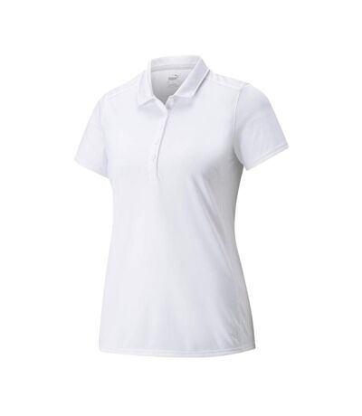 Polo Blanc Femme Puma Gamer 532989 - L