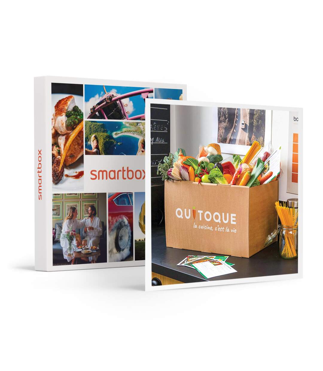 Box à cuisiner 4 repas Quitoque au choix à domicile pour 2 - SMARTBOX - Coffret Cadeau Gastronomie-1