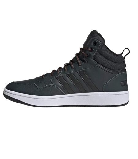 Baskets hoops 3.0 mid winterized homme vert Adidas