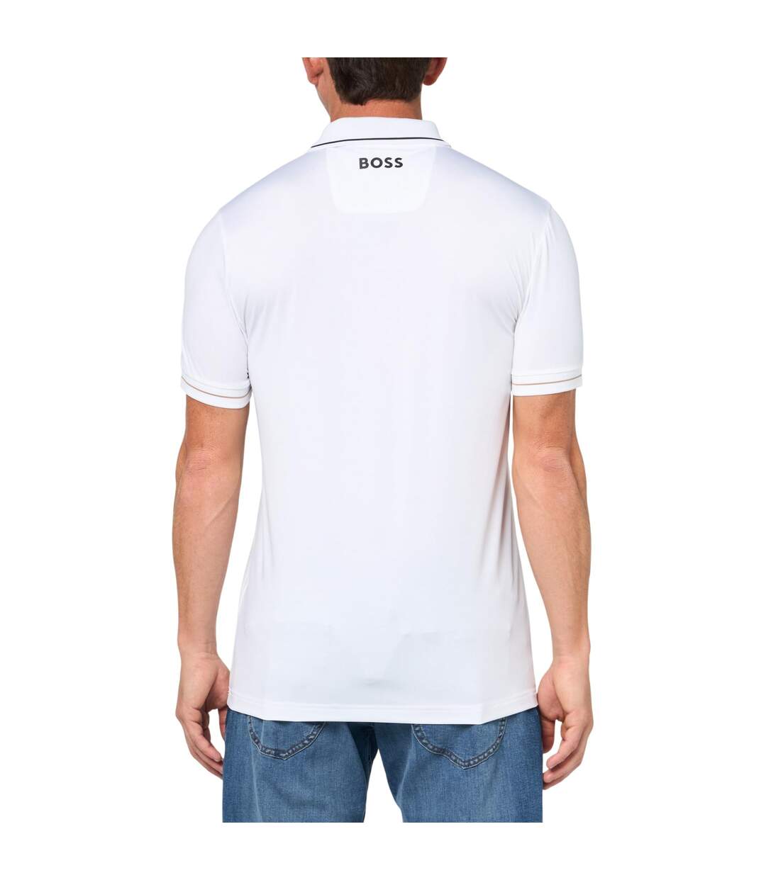 Polo Paul Homme Blanc Cassé Boss-3