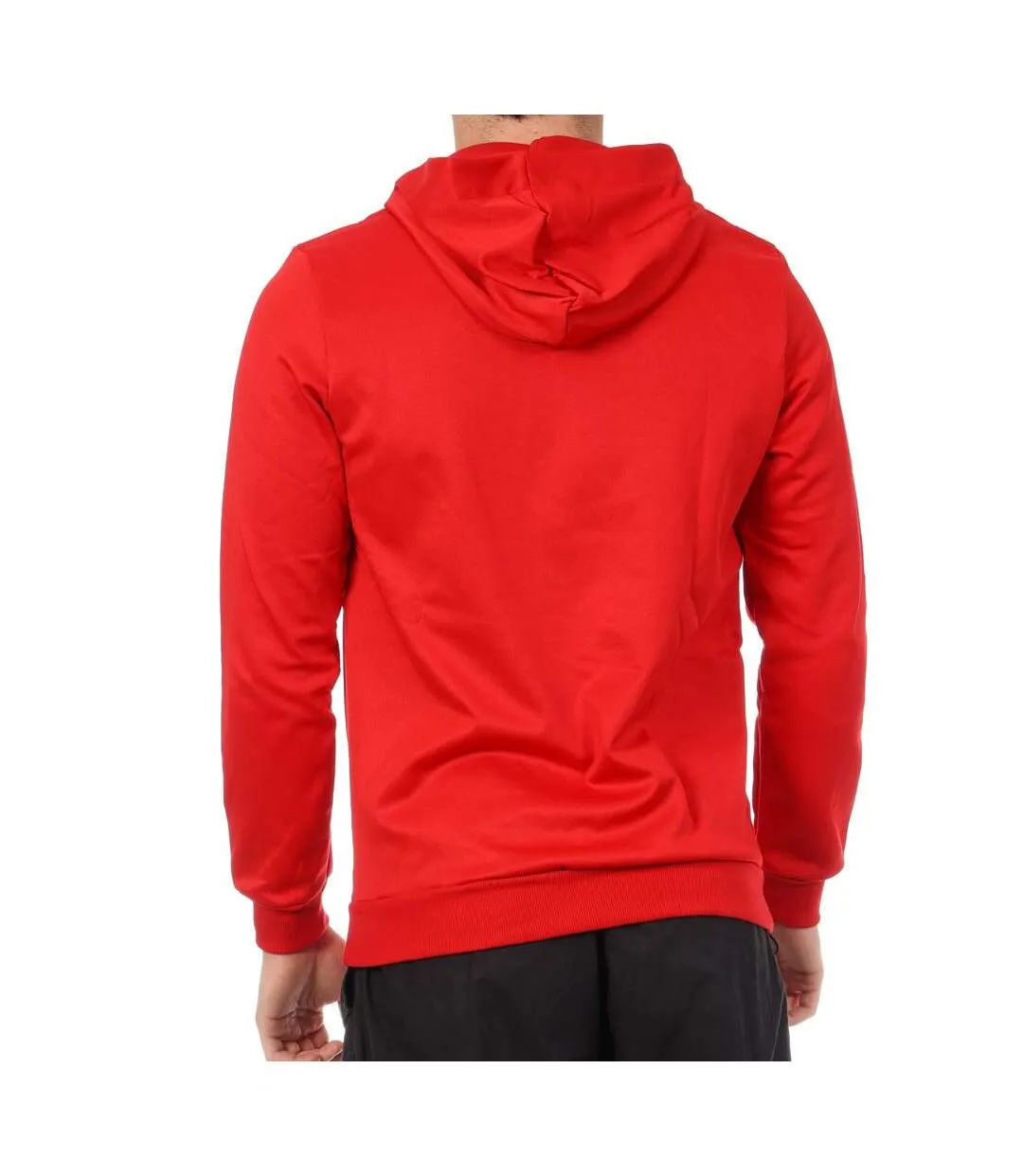 Sweat rouge homme le coq sportif hoody-2