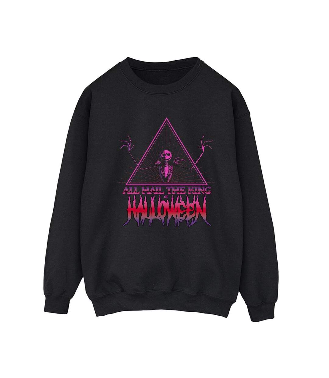 Disney Sweat Womens/Ladies The Nightmare Before Christmas Halloween King Sweatshirt (Noir) - UTBI31856-1