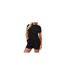 Womens/ladies Victory Capped Sleeved Crop T-shirt Black Gym King-1