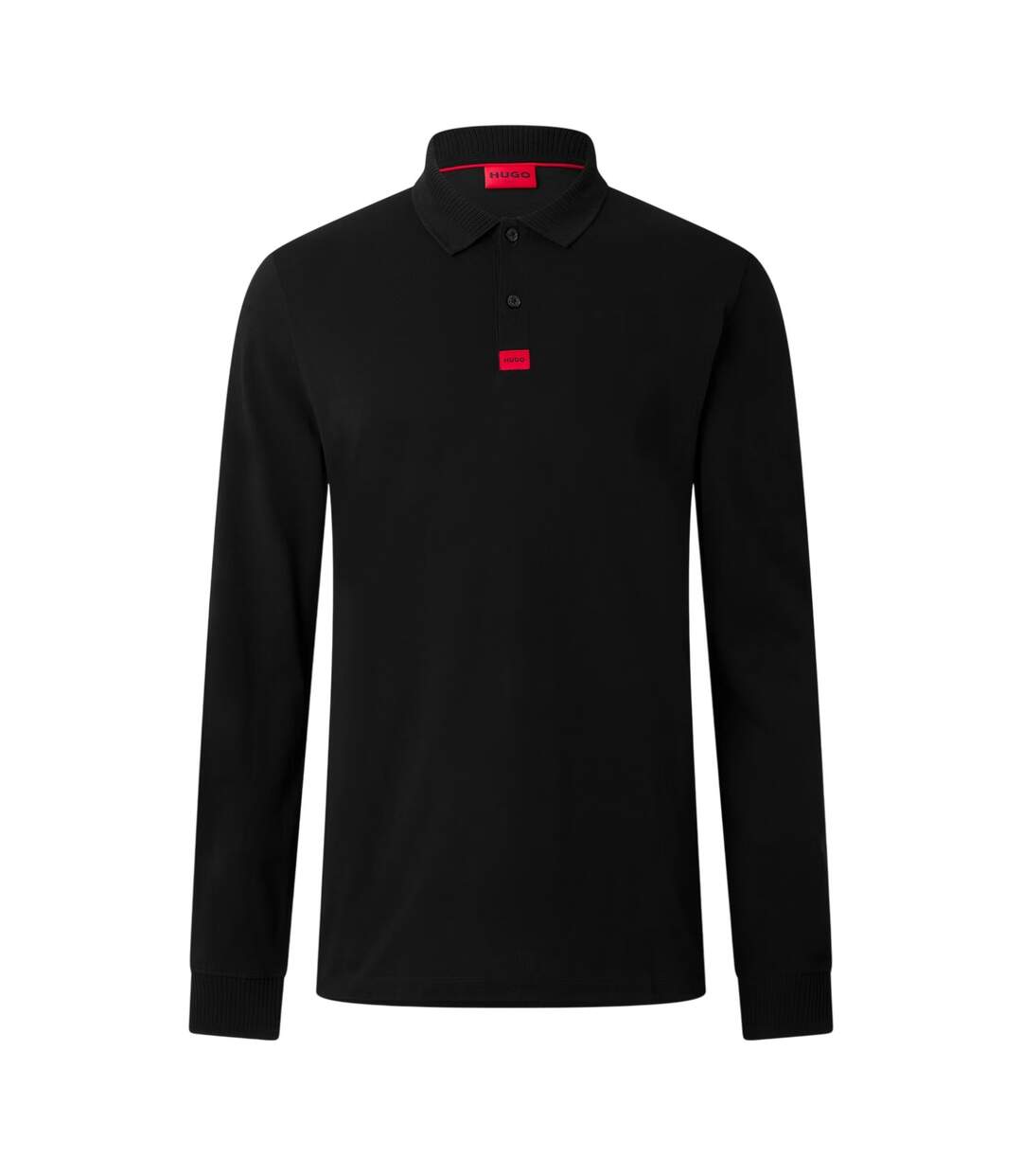 Mens Deresolo222 Slim Polo Shirt Black Hugo-1