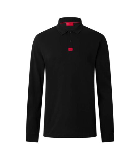 Mens Deresolo222 Slim Polo Shirt Black Hugo