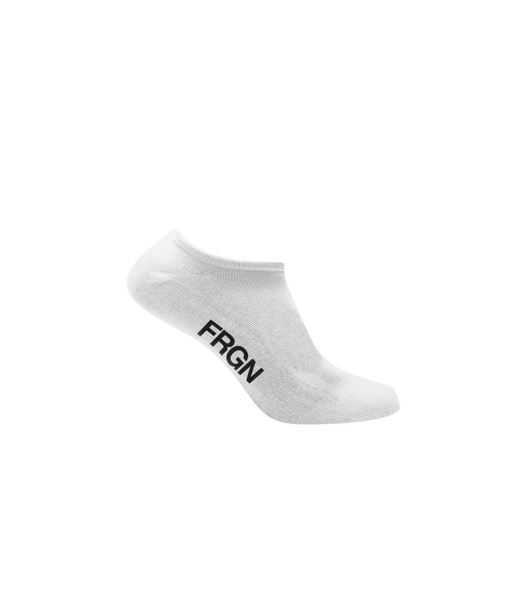 Lot de 6 paires de chaussettes tiges courtes homme Freegun blanc Freegun