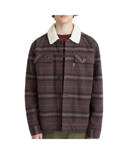 Veste à carreaux marron homme o'neill fleece lined