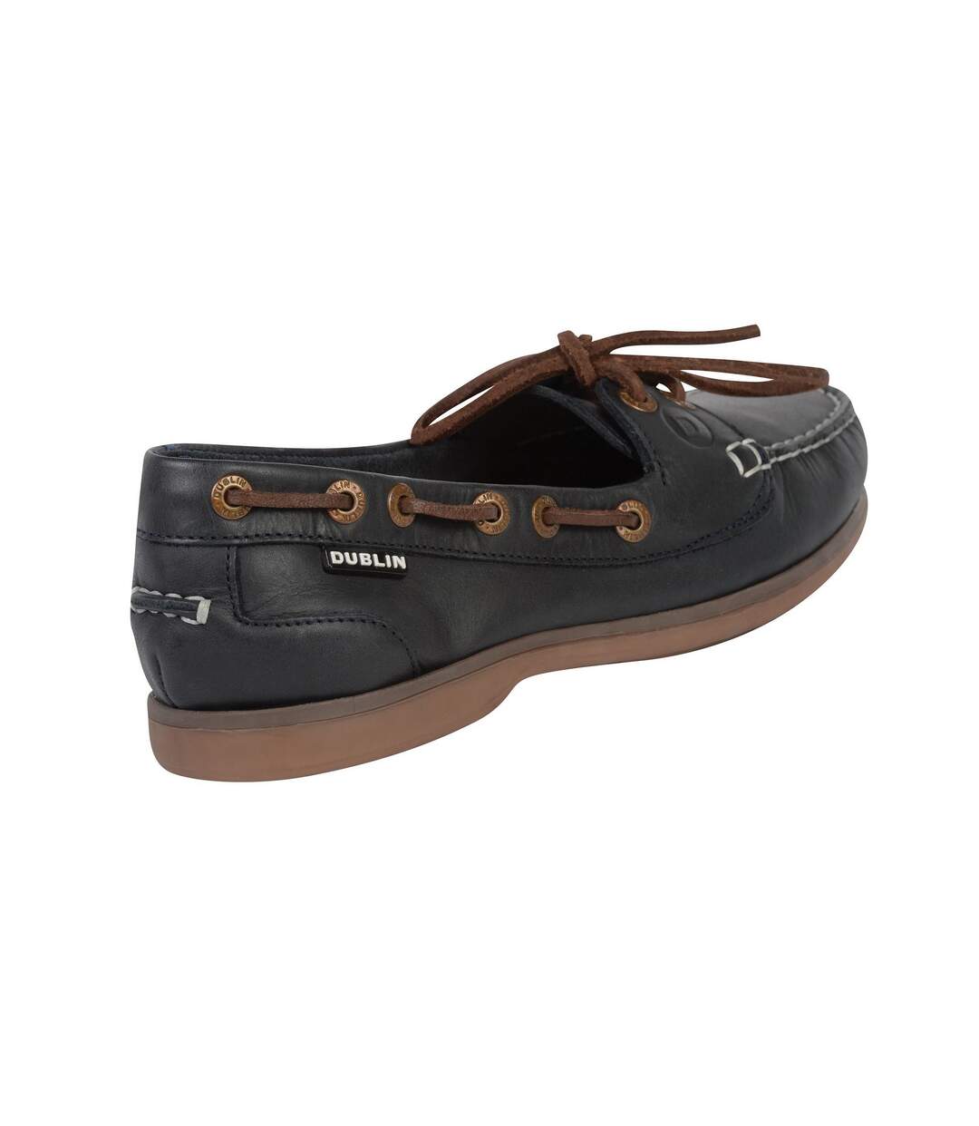 Womens/ladies mendip arena leather boat shoes navy Dublin-2