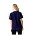 Womens/ladies Banana Cotton T-shirt Navy Biba-3