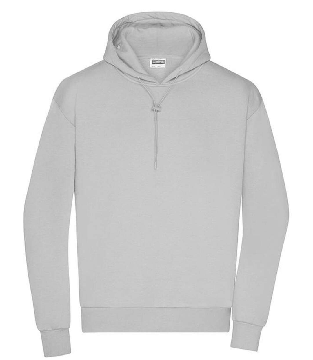 Sweat-shirt à capuche Bio - Homme - 8034 - gris pastel-2