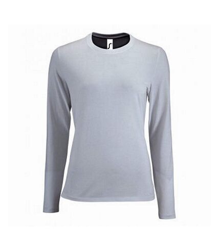 SOLS - T-shirt manches longues IMPERIAL - Femme (Blanc) - UTPC2906