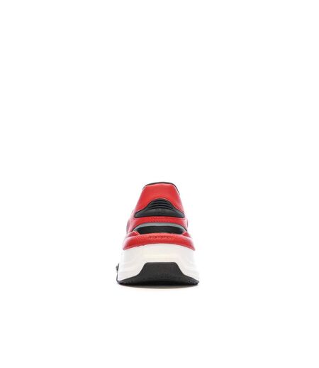 Baskets noires/rouges homme puma ferrari rs