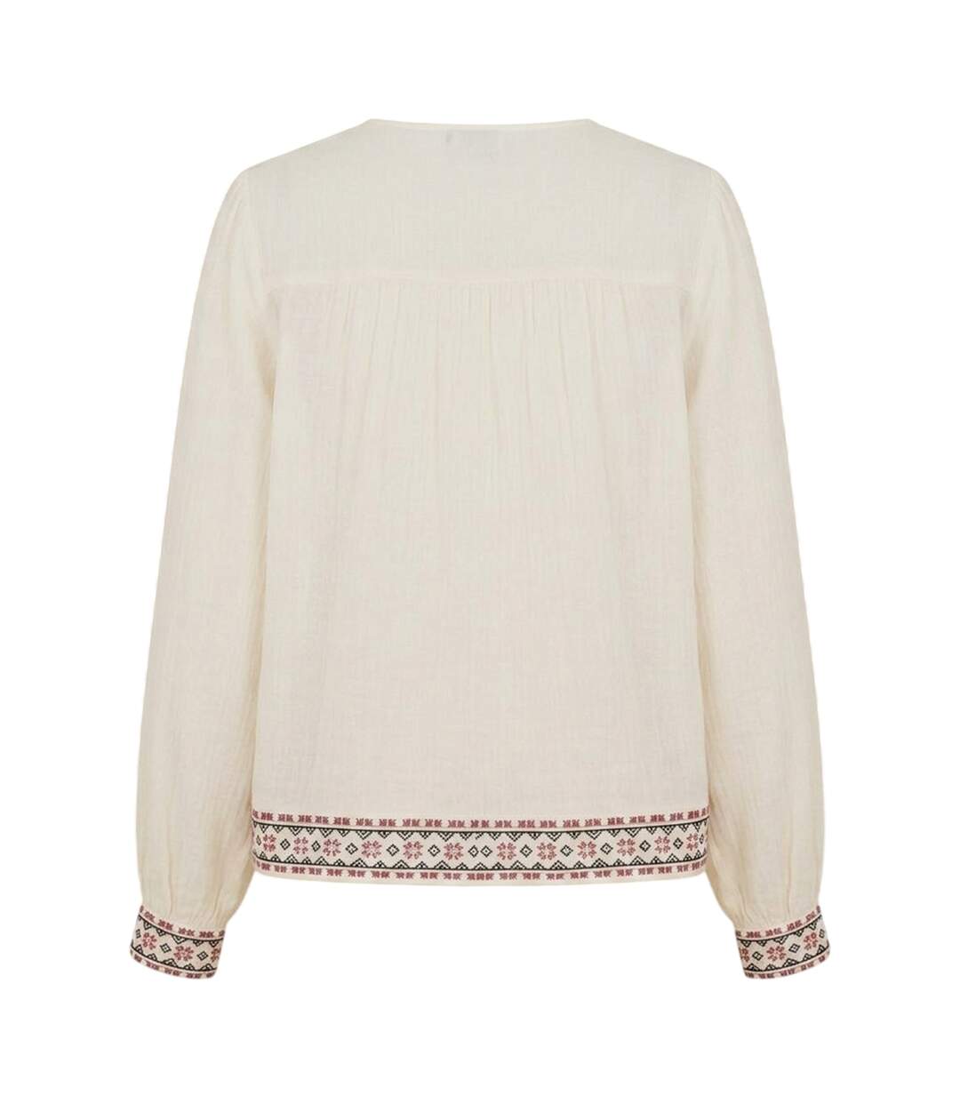Blouse Manches Longues Reema Femme Crème Threadbare-2