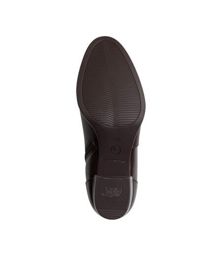 Bottine Cuir à Talon Tamaris