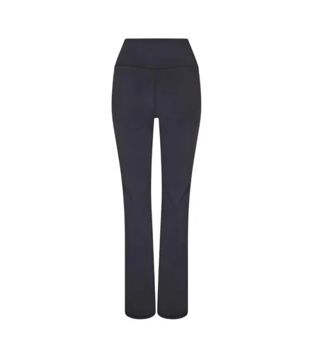 Womens/ladies Flared Leggings Black USA Pro