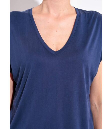 T-shirt fluide manches courtes porté loose