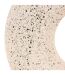 Vase Design en Dolomite Circle 30cm Blanc & Noir-2
