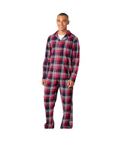 Ensemble De Pyjama Homme Rouge Bleu Marine SF